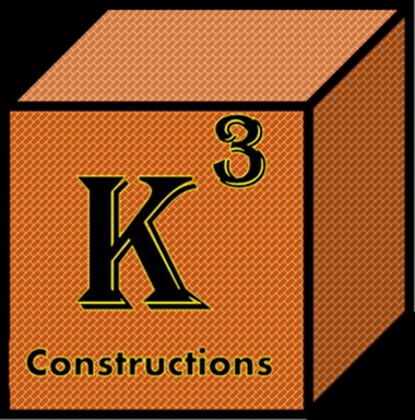 Logo of K3 Construction company.